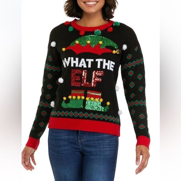 Cute and Funny Christmas Ugly Sweater - Picture 1 of 4